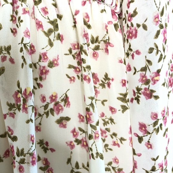 NWT Petal & Pup Valente Floral Tiered Midi Dress 4 - Picture 7 of 9